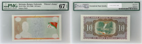 KATANGA
10 francs KATANGA Essai d'impression ND (1960).
P.5Ape.
Pas de série, sans numéro et sans signatures. C'est un essai d'impression (recto et ve...