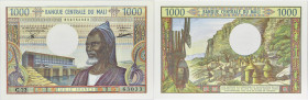 MALI
1000 francs ND (1970).
P.13c.
Alphabet C.22 - numéro 63033.
Magnifique exemplaire avec légères traces de manipulation en marge. Pr. NEUF.