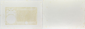 MAROC - MOROCCO
10 francs type “Épreuve du verso en progression / Progressive proof” ND (1920).
P.11pp.
Aucun numéro, aucune signature, uniquement un ...