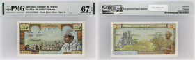 MAROC - MOROCCO
5 dirhams ND (1960).
P.53a.
C’est le second plus haut grade ! Alphabet N.9 - numéro 52932, type rare et recherché dans cet état de con...