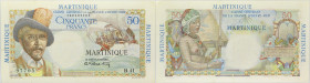 MARTINIQUE
50 francs type "Belain d'Esnambuc" 1946.
P.30a.
Alphabet B.41 - numéro 97705.
Très bel exemplaire. TTB.