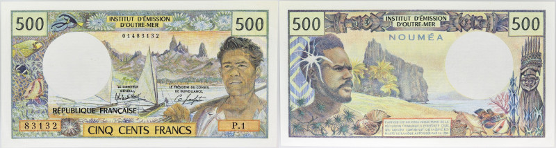 NOUVELLE-CALÉDONIE - NEW CALEDONIA
500 francs ND (1983).
P.60d.
Alphabet P.1 - n...