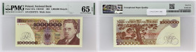 POLOGNE - POLAND
1000000 zlotych 1991.
P.157a.
Alphabet E - numéro 2347274, avec le portrait de Wladyslaw Reymont (écrivain polonais) sur le côté droi...