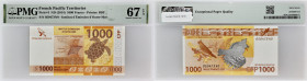 POLYNESIE FRANCAISE - FRENCH POLYNESIA
1000 francs ND (2014).
P.6.
C’est le second plus haut grade ! Alphabet N0 - numéro 050473, pour ce billet ayant...