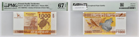 POLYNESIE FRANCAISE - FRENCH POLYNESIA
1000 francs ND (2014).
P.6.
C’est le second plus haut grade ! Alphabet N3 - numéro 720970, pour ce billet ayant...