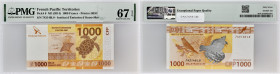 POLYNESIE FRANCAISE - FRENCH POLYNESIA
1000 francs ND (2014).
P.6.
C’est le second plus haut grade ! Alphabet L8 - numéro 743146, pour ce billet ayant...