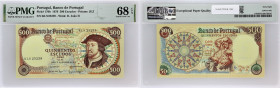 PORTUGAL
500 escudos 1979.
P.170b.
C’est le second plus haut grade ! Alphabet KLN - numéro 25259, type rare et recherché dans cet état de conservation...