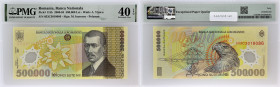 ROUMANIE - ROMANIA
500000 lei 2000.
P.115b.
Alphabet 033C - numéro 3018086.
PMG 40 EPQ Extremely Fine (1916392-010). 
Magnifique exemplaire. SUP.