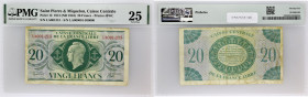 SAINT-PIERRE-ET-MIQUELON - SAINT-PIERRE AND MIQUELON
10 francs - Caisse centrale de la France libre petit numéro ND (1943).
P.12.
Alphabet LA - numéro...