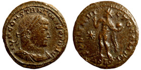 Diocletian. (285 AD). Æ Antoninian. Obv: IMP C C VAL DIOCLETIANVS P F AVG. radiate cuirassed bust of Diocletian right. Rev: CONCORDIA MILITVM. emperor...