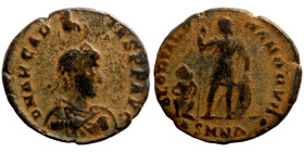 Arcadius (AD 383 - 388). AE Follis