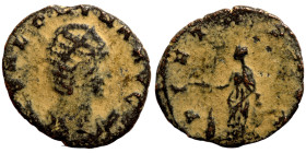 Salonina 256-257 A.D.. Sole reign of Gallienus. Rome mint. Obv: SALONINA AVG - Venus AE Antoninianus