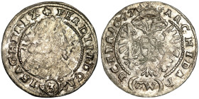 3 Kreuzer, 1647 GW  Ferdinand III. 1637 – 1657