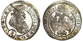 RDR 3 kreuzer 1698 Leopold I., CB - Brieg