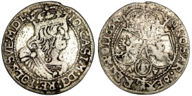 Polen 6 Groschen 1664 Johann Casimir 1649-1668