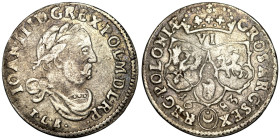 Polen Johann III Sobieski 6 Groschen 1683