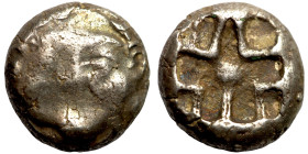 Mysia, Parion. AR Drachm, 3.24 g 12.30 mm. 5th century BC