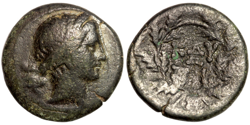 Greek coin Bronze 1-4 Century BC

18mm 4,23g