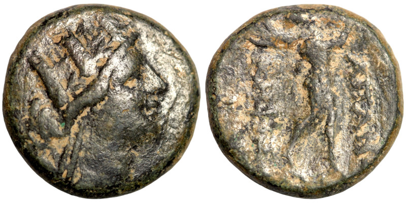Greek coin Bronze 1-4 Century BC

17mm 5,00g