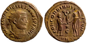 Diocletian, 284-305. Antoninianus (bronze,  Antioch. IMP C C VAL DIOCLETIANVS P F AVG