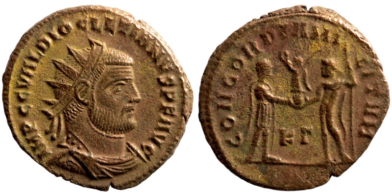 Diocletian, 284-305. Antoninianus (bronze, Antioch. IMP C C VAL DIOCLETIANVS P F...