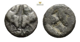 Lesbos, Unattributed early mint (ca 500-450 BC) AR Obol, 1,2 g. 9,5 mm.