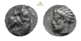 Greek Silver Coins AR obol 0,34 g. 8,7 mm.