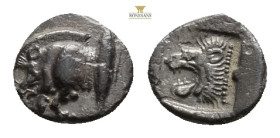 MYSIA. Kyzikos. Obol (Circa 450-400 BC). 1,1 g. 10,9 mm.