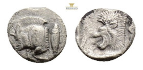 MYSIA. Kyzikos. Obol (Circa 450-400 BC). 0,79 g. 10 mm.