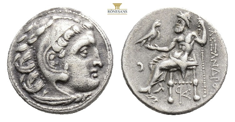 Macedonian Kingdom. Alexander III the Great. 336-323 B.C. AR drachm (17.6 mm, 4....