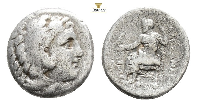 Kingdom of Macedon. Alexander III \'the Great\' AR Drachm. circa 310-301 BC, 4 g...