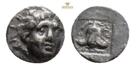 ISLANDS off CARIA, Rhodos. Rhodes . Circa 125-88 BC. AR Hemidrachm …. 1,12 g 11,3 mm