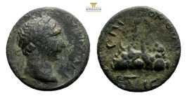 CAPPADOCIA. Caesarea-Eusebeia. Trajan, 98-117. Ae (bronze, 2.35 g, 15 mm). Laureate head right. Rev. Mount Argeus.