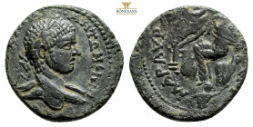 Mesopotamia, Edessa. Elagabalus. AE. (Bronze, 12,1 g. 27,2 mm.) 218-222 AD. Mesopotamia, Edessa. Elagabalus. AE. (Bronze, 7.51 g. 25 mm.) 218-222 AD.O...