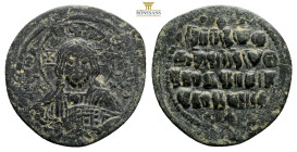 Anonymous (attributed to Basil ) Ca. 976-1025. Æ Class A2" anonymous follis (33,5 mm, 12.4 g,