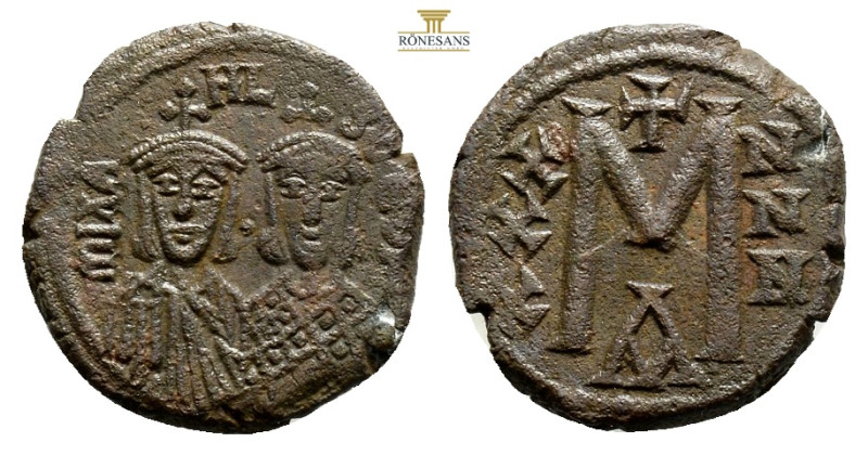 Michael II with Theophilus AD 820-829. Constantinople Follis Æ 22,6 mm., 6,6 g. ...