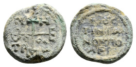 byzantine lead seal 13,9 g. 23,7 mm.