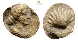 ***RARE***.
The obverse depicts Faustina's bust facing right, her pleated dress, her hair tied back, and her classical figure. On the reverse, a rare...
