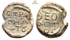 byzantine lead seal 10,3 g. 23 mm.
