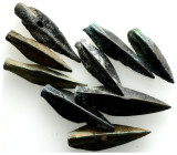 Ancient Roman arrowheads. 9 pieces 32,3 g.