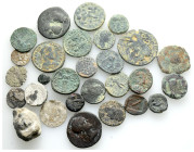 Ancient Bronze Coins….28 Pieces…Sold As Seen.No Returns.