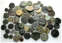 Ancient Bronze Coins….65 Pieces…Sold As Seen.No Returns.