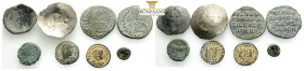Ancient Bronze Coins….8 Pieces…Sold As Seen.No Returns.