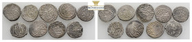 Ancient Silver Coins….9 Pieces…Sold As Seen.No Returns.