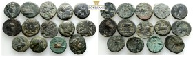 Ancient Bronze Coins….14 Pieces…Sold As Seen.No Returns.