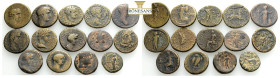 Ancient Bronze Coins….14 Pieces…Sold As Seen.No Returns.