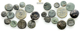 Ancient Bronze Coins….12 Pieces…Sold As Seen.No Returns.