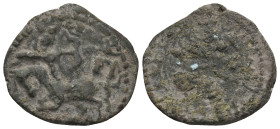 ARTUQID. Nasir al-Din Artuq Arslan, AH 597-637 / 1200-1239 AD. AE Dirham. 6.10g 25.4m