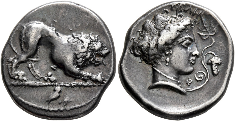 LUCANIA. Velia. Circa 400-340 BC. Didrachm or Nomos (Silver, 21 mm, 7.71 g, 10 h...