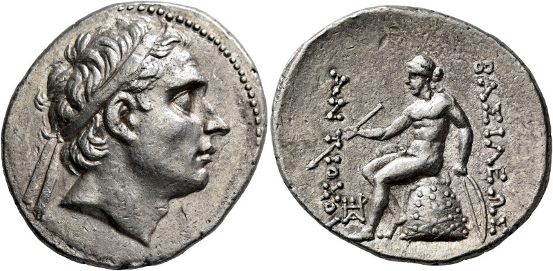 SELEUKID KINGS. Antiochos III ‘the Great’, 222-187 BC. Tetradrachm (Silver, 31 m...